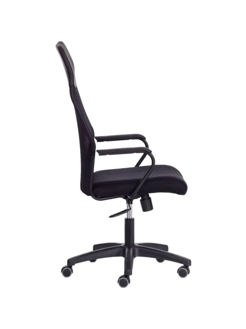 Кресло UT_Easy Chair 618 сетка/кож.зам, черный, 36-6/W-11