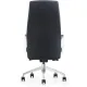 Кресло ЮФК Комус Мебель Easy Chair 501, экокожа, черный, алюминий