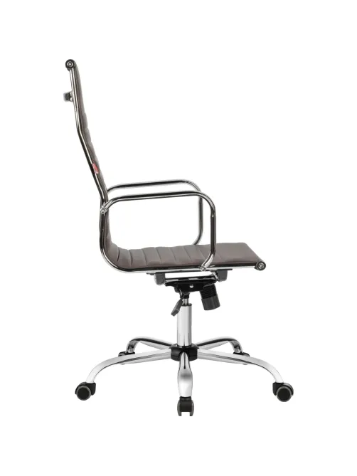 Кресло BN_Y_EChair-711 TPU к/з коричнев, хром