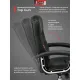Кресло BN_Dt_EChair-550 TR рец.кожа черная, хром