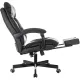 Кресло VB_EChair 624 PU PM черный эко.кожа  подст.для ног