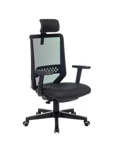 Кресло VB_Бюрократ для руковод Expert TW-01 38-418 черн сетка/ткань пластик