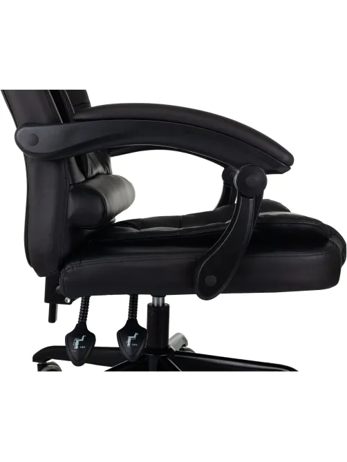 Кресло БР Комус Мебель EChair 564 экокожа,черный, металл