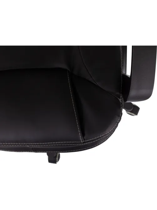 Кресло VB_EChair 668LT PU черный эко.кожа крестов. пластик