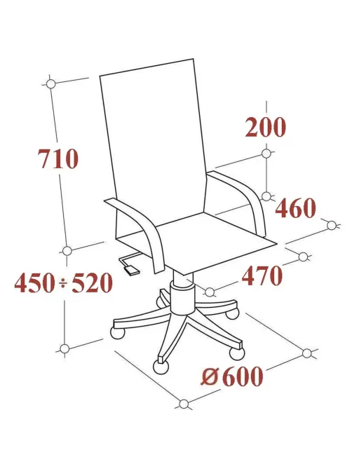 Кресло BN_Sp_EChair-590 TC ткань черный, хром