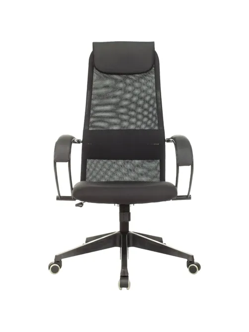 Кресло VB_EChair-655 LT TTW сетка/ткань черный, пластик