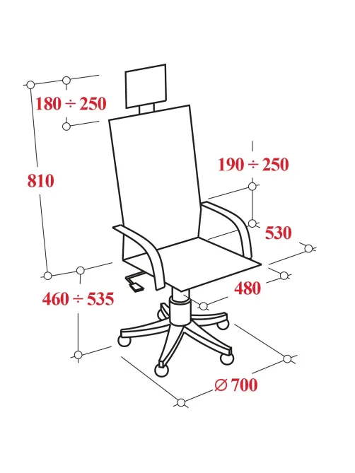 Кресло BN_Zm_EChair-500 MC сетка/ткань, черный хром