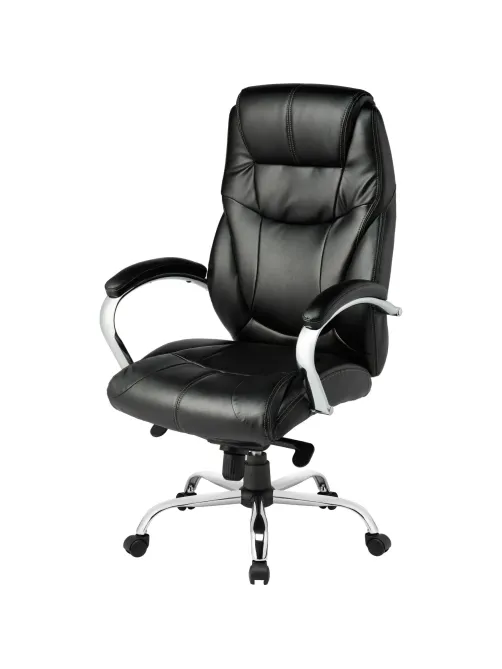 Кресло BN_Dp_Руководителя EChair-535 MPU к/з черный, хром