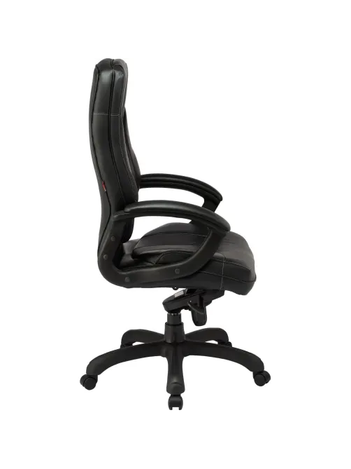 Кресло BN_U_Руководителя EChair CS-608Е кожа черная, пластик