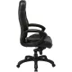 Кресло BN_U_Руководителя EChair CS-608Е кожа черная, пластик