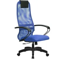 Кресло MT_EChair SU-B-8 сетка/ткань синий подл.130/осн.001