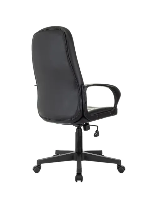 Кресло VB_EChair 602 PU черный эко.кожа крестов. пластик