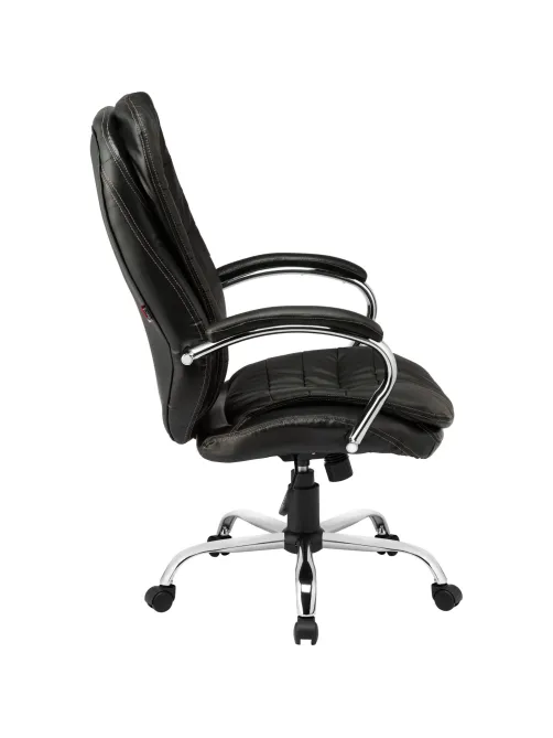 Кресло BN_Dp_Руководителя EChair-515 RT рецикл.кожа черный