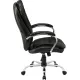 Кресло BN_Dp_Руководителя EChair-515 RT рецикл.кожа черный