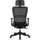 Кресло BN_Hg_EChair-634 TC сетка/ткань черный