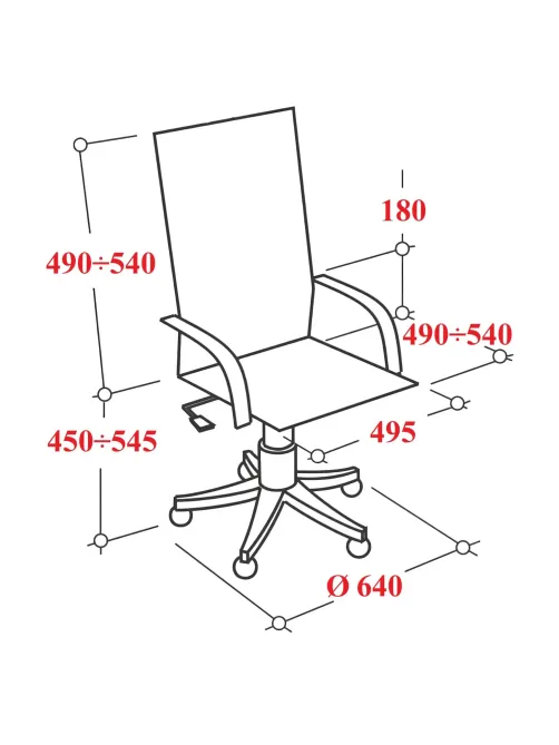 Кресло BN_Zm_EChair-600 MC сетка, черный