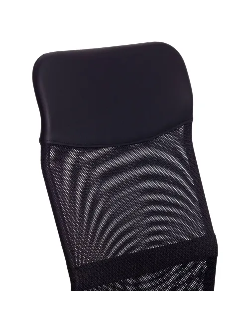 Кресло UT_Easy Chair 618 сетка/кож.зам, черный, 36-6/W-11