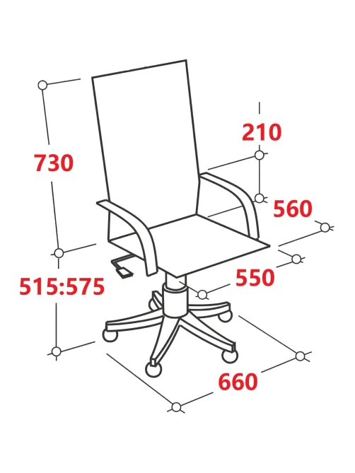 Кресло BN_SH_EChair-516 TPU кожзам бежевый, хром