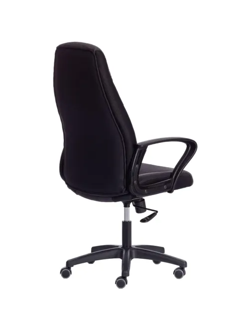Кресло UT_Easy Chair Impreza, к/з, тк, сетка, чер/сер/мет,36-6/F68/36/TW-11