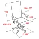 Кресло BN_Zm_EChair-603 MC сетка/ткань, черный