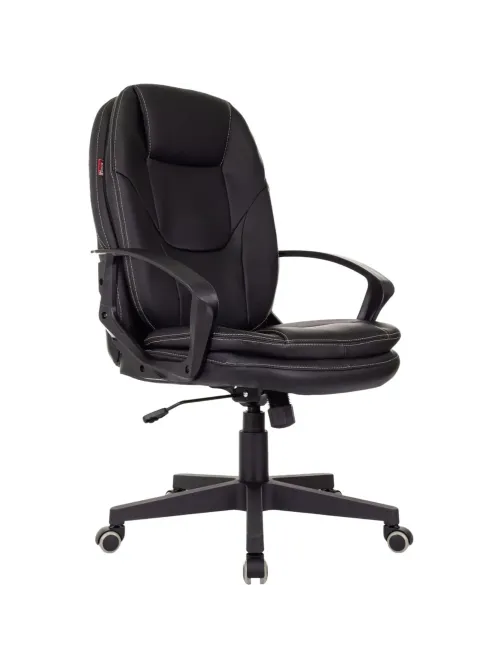 Кресло VB_EChair 668 PU черный эко.кожа крестов. пластик