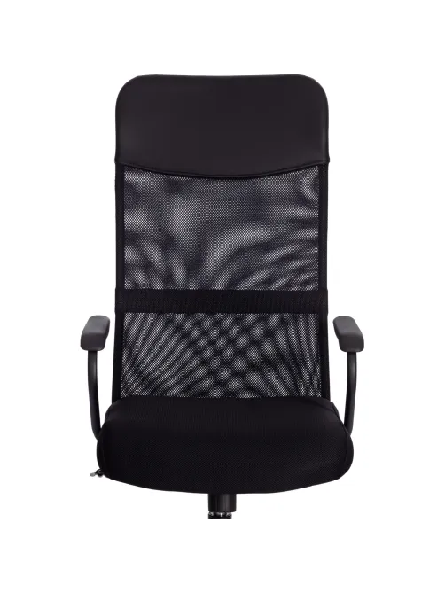 Кресло UT_Easy Chair 618 сетка/кож.зам, черный, 36-6/W-11