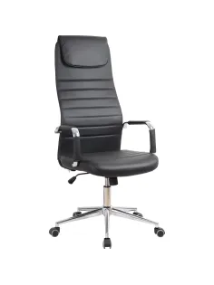 Кресло BN_SH_EChair-565 TPU кожзам черный, хром