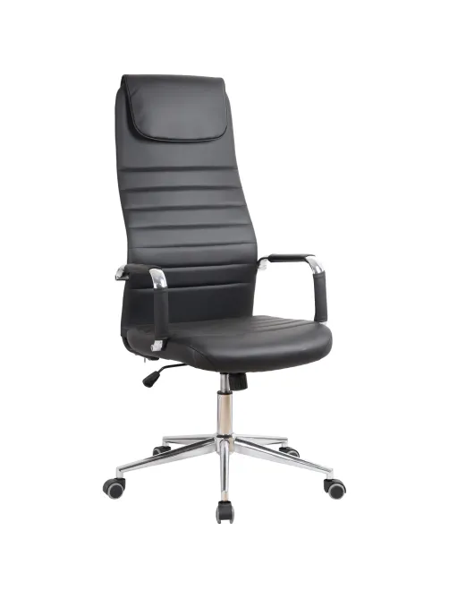 Кресло BN_SH_EChair-565 TPU кожзам черный, хром