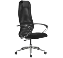 Кресло MT Комус Мебель Easy Chair 675 сетка/ткань,черный,хром