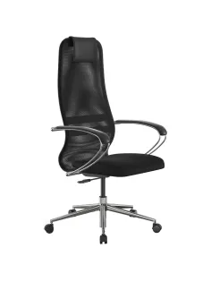 Кресло MT Комус Мебель Easy Chair 675 сетка/ткань,черный,хром