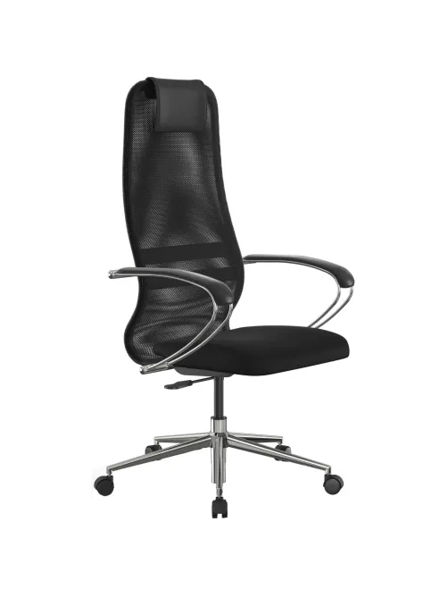 Кресло MT Комус Мебель Easy Chair 675 сетка/ткань,черный,хром