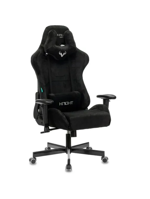 Кресло игровое Zombie Viking Knight Fabric черный Light-20 металл 1379928