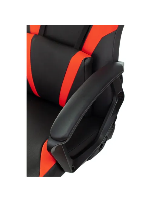 Кресло VB_Echair Easy Game-906 TPU кожзам черный/красный пластик