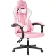 Кресло VB_Echair Easy Game-907 LT PU экокожа розовый/белый, пластик