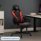 Кресло VB_Echair Easy Game-906 TPU кожзам черный/красный пластик