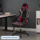 Кресло БР Комус Мебель Easy Game EGAME-908 LT ткань черный/красный, пластик