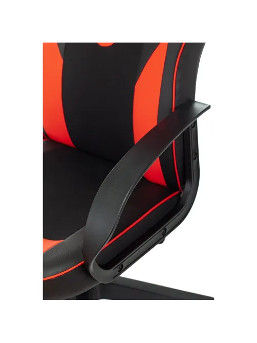 Кресло VB_Echair Easy Game-905 TPU кожзам черный/красный пластик