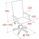 Кресло VB_Echair Easy Game-906 TPU кожзам черный/красный пластик