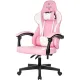 Кресло VB_Echair Easy Game-907 LT PU экокожа розовый/белый, пластик