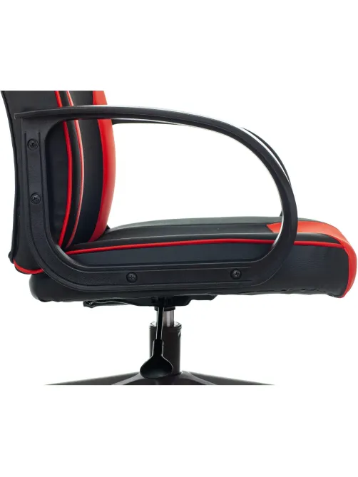Кресло VB_Echair Easy Game-905 TPU кожзам черный/красный пластик
