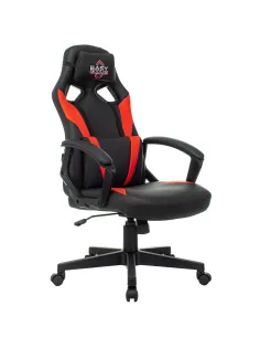 Кресло VB_Echair Easy Game-906 TPU кожзам черный/красный пластик