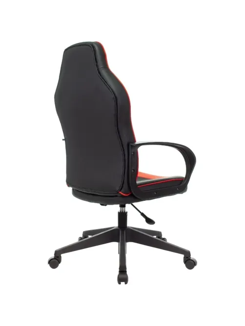 Кресло VB_Echair Easy Game-905 TPU кожзам черный/красный пластик