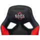 Кресло VB_Echair Easy Game-906 TPU кожзам черный/красный пластик
