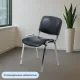 Стул FA_EChair Rio (ИЗО) хром к/з чёрный V-14/PV-1