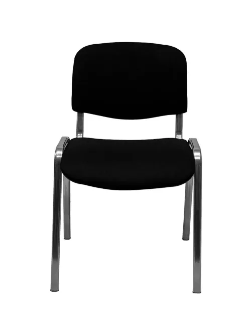 Стул КО_EChair Rio(ИЗО) РС01.00.10 ткань черная 101, каркас под хром