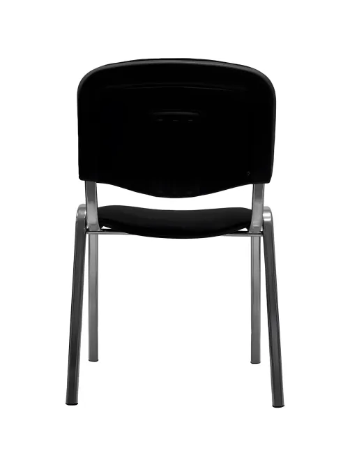 Стул КО_EChair Rio(ИЗО) РС01.00.10 ткань черная 101, каркас под хром