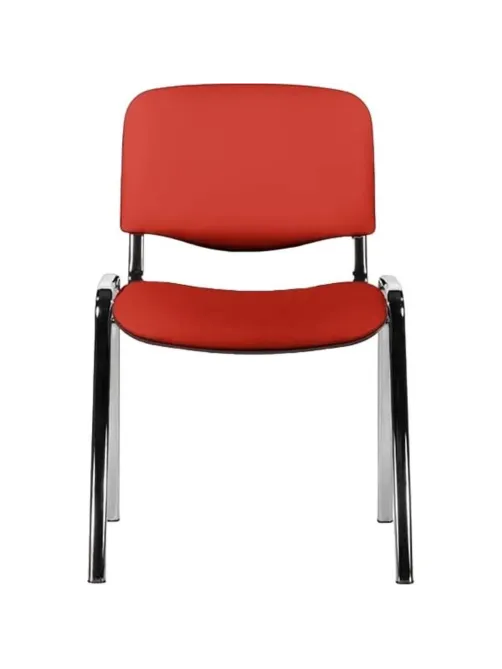 Стул БМФ Easy Chair Rio(ИЗО) хром, к/з красный Z29