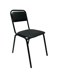 Стул КО_Echair РС01.00.42 каркас черный, к/з черный 201