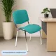 Стул БМФ Easy Chair Rio(ИЗО) хром, ткань зеленая С34