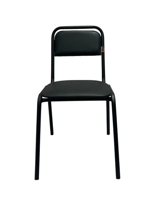Стул КО_Echair РС01.00.42 каркас черный, к/з черный 201
